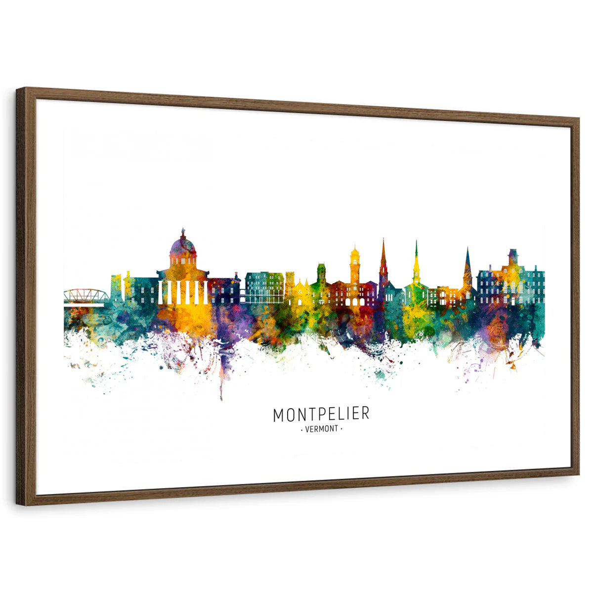 framed-print-brown-walnut-white-border
