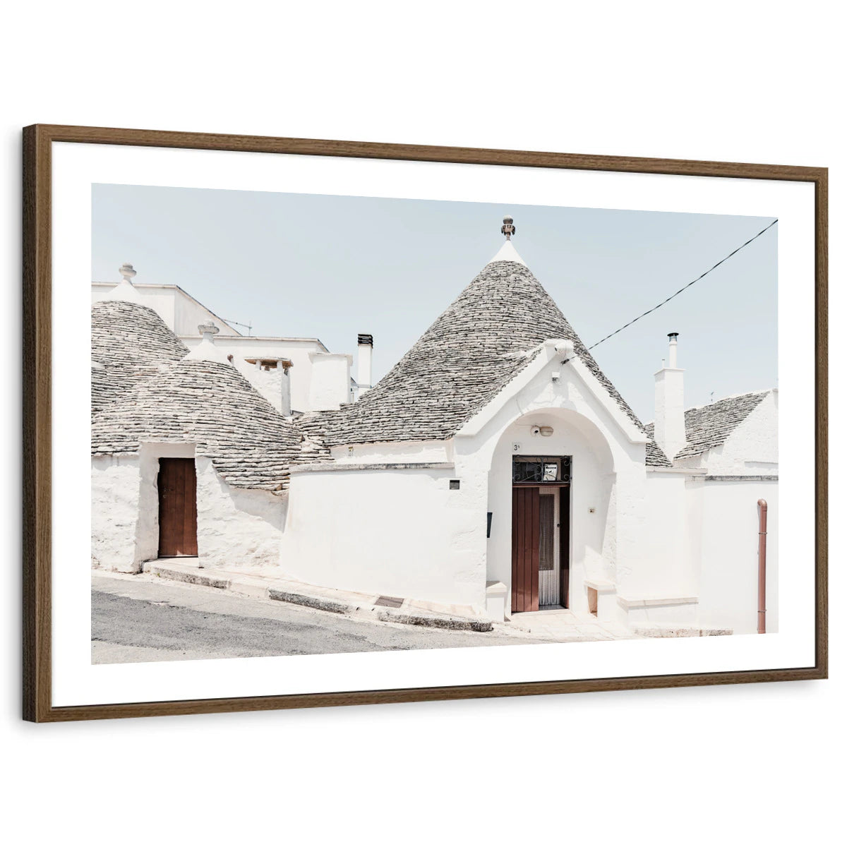 framed-print-brown-walnut-white-border