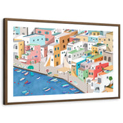 framed-print-brown-walnut-white-border