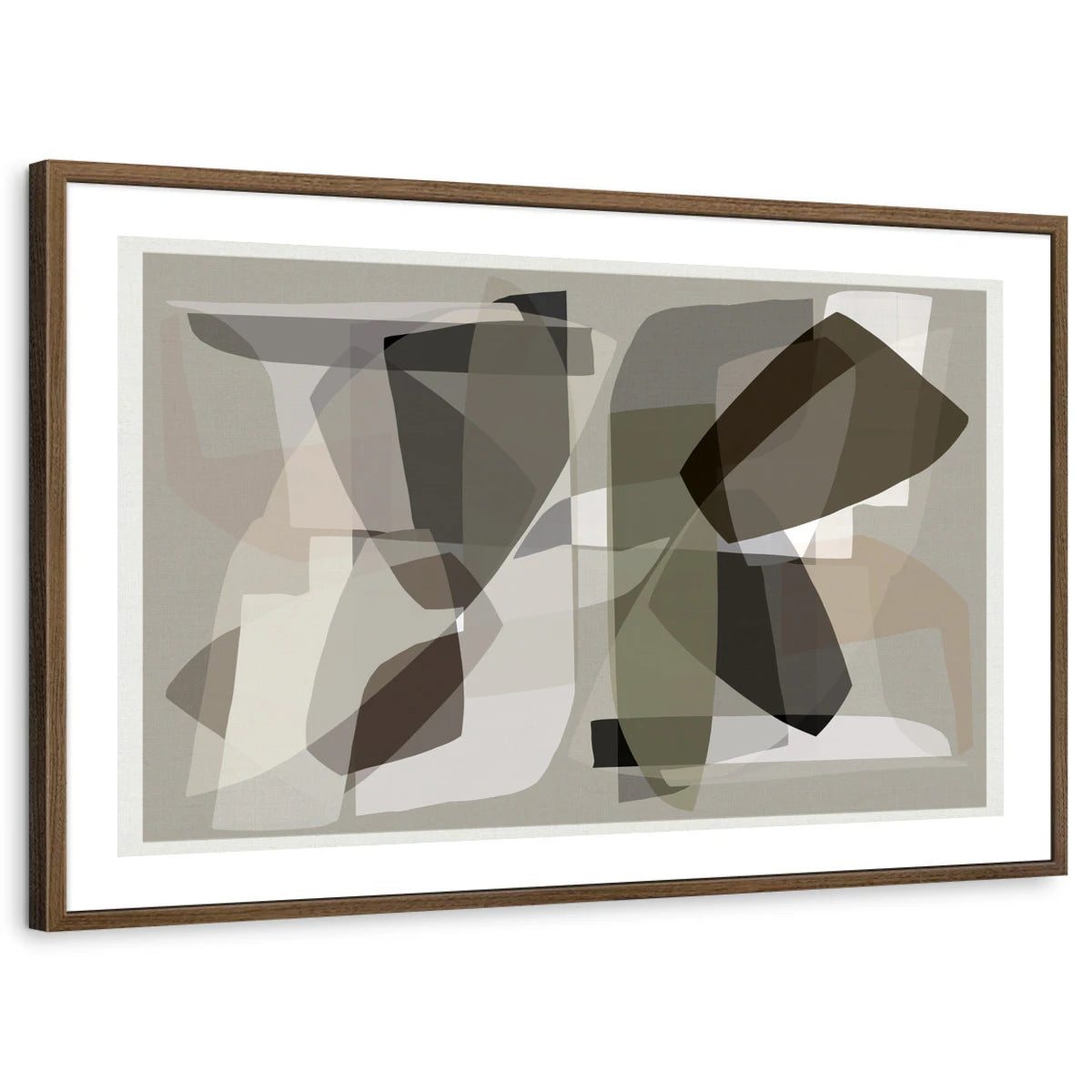 framed-print-brown-walnut-white-border