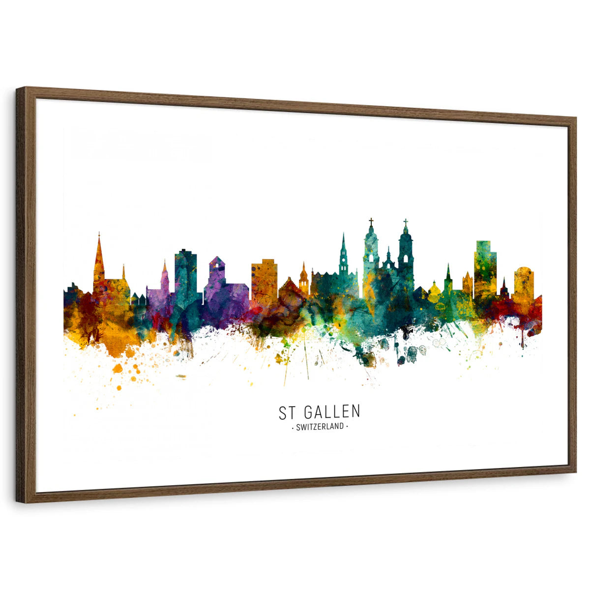 framed-print-brown-walnut-white-border