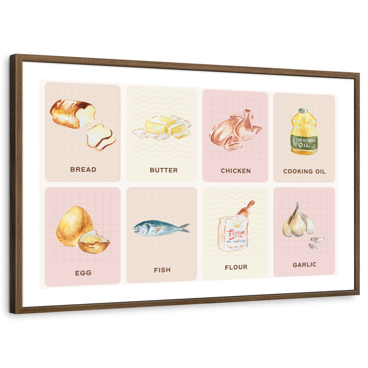 framed-print-brown-walnut-white-border