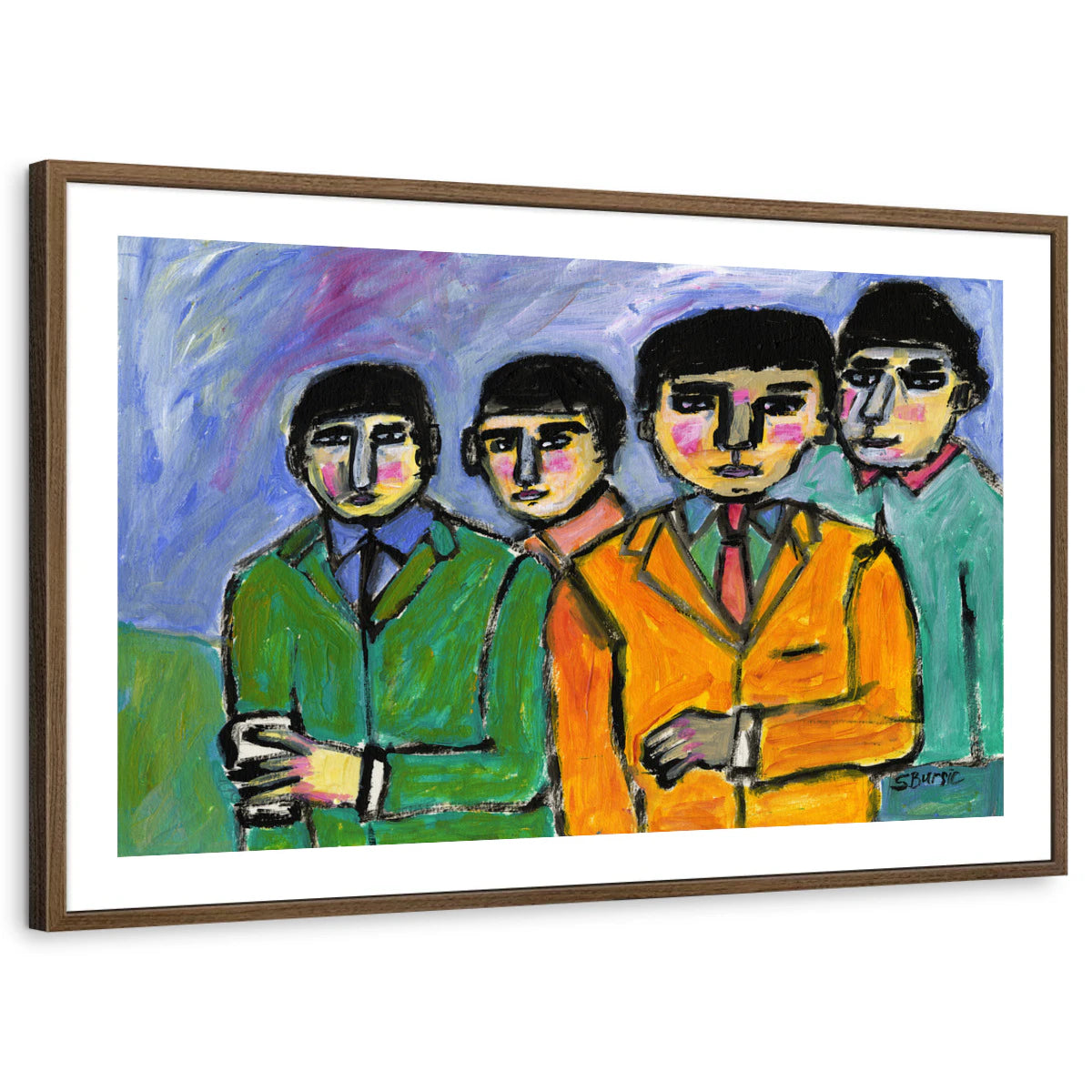 framed-print-brown-walnut-white-border