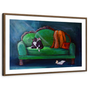 framed-print-brown-walnut-white-border