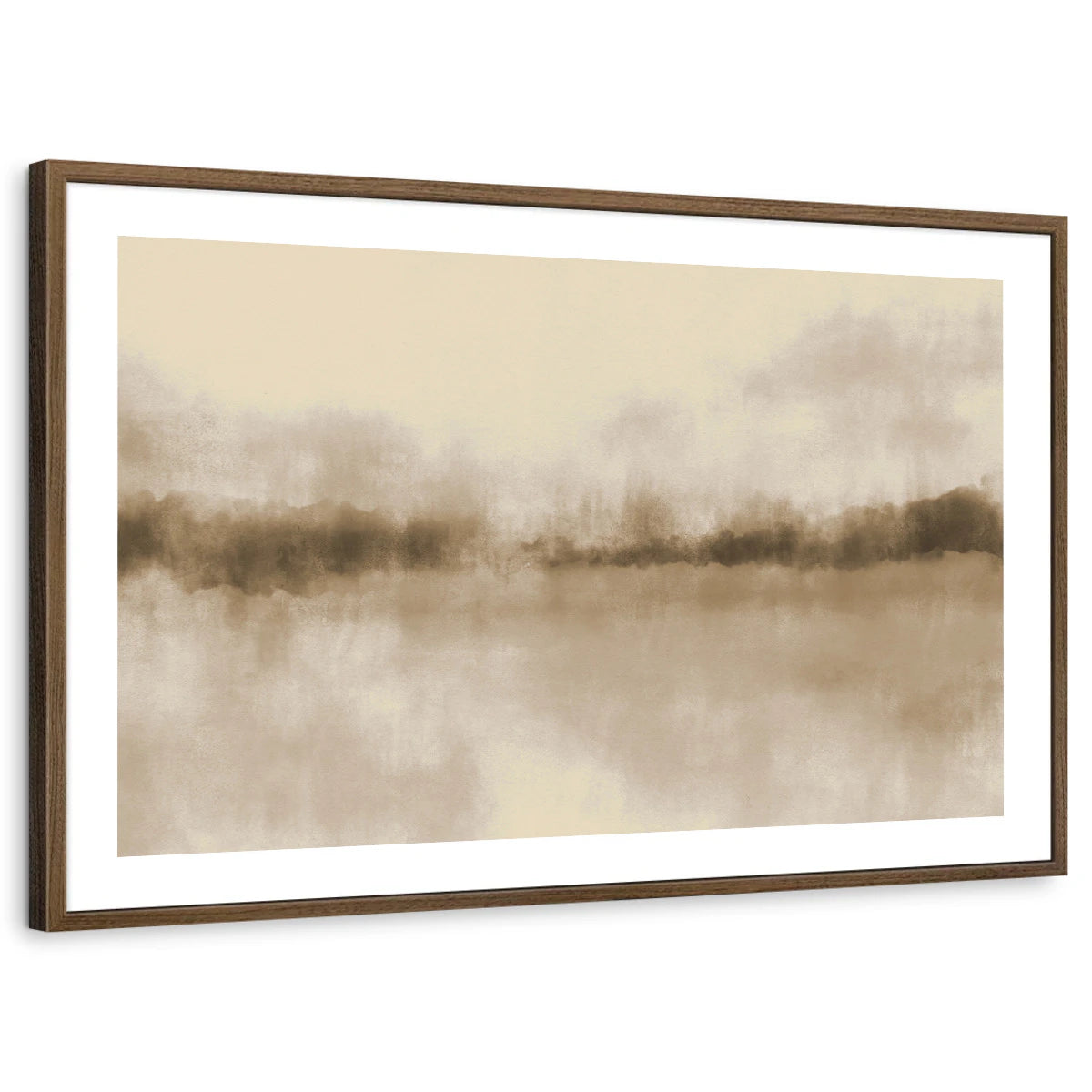 framed-print-brown-walnut-white-border