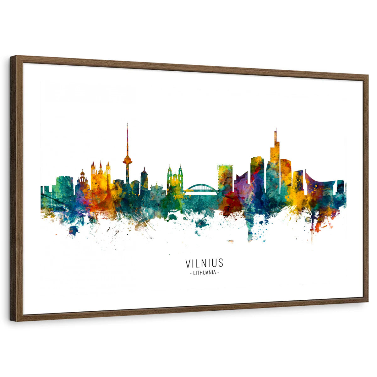 framed-print-brown-walnut-white-border