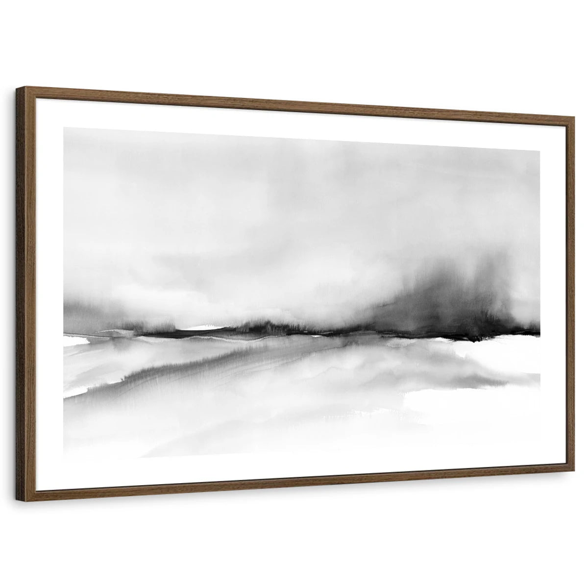 framed-print-brown-walnut-white-border
