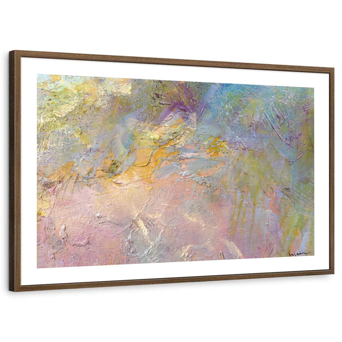 framed-print-brown-walnut-white-border