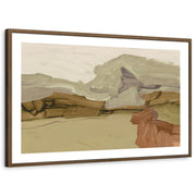 framed-print-brown-walnut-white-border