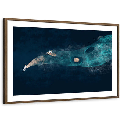 framed-print-brown-walnut-white-border