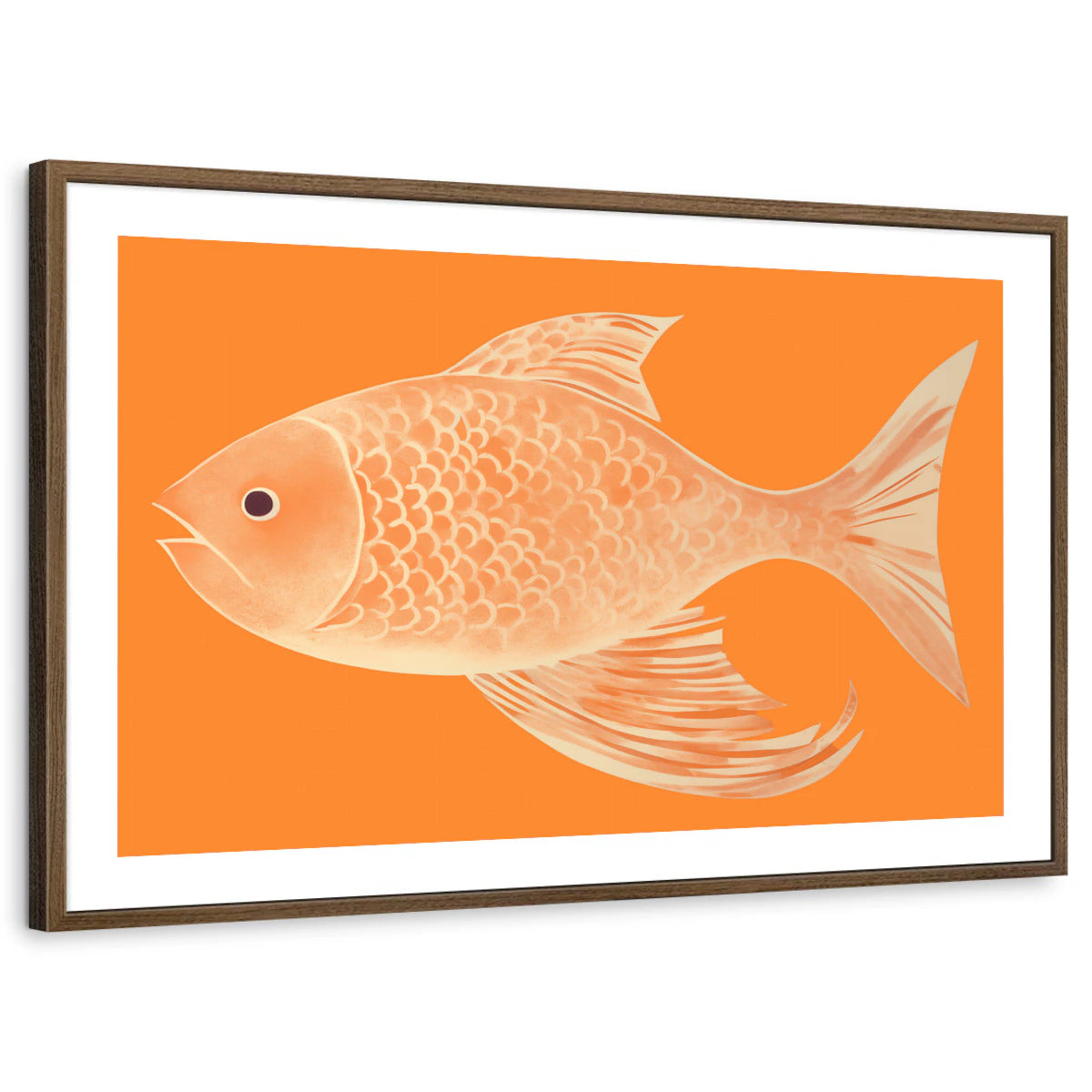 framed-print-brown-walnut-white-border