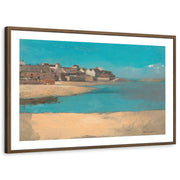 framed-print-brown-walnut-white-border