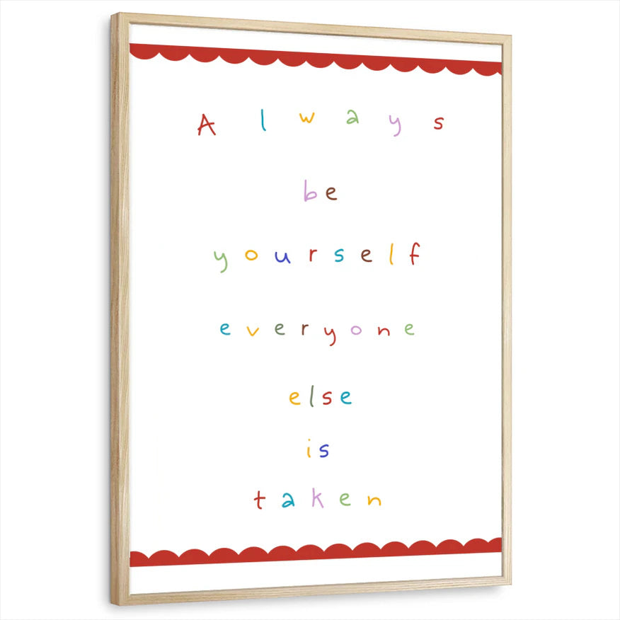 Scandi Style Always Be Yourself Childrens