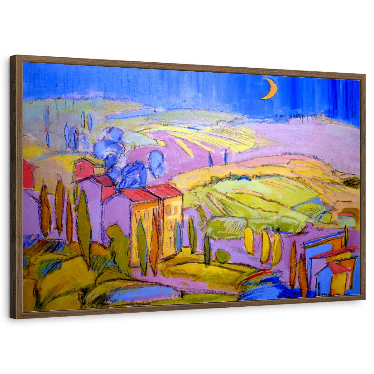 framed-print-brown-walnut-standard