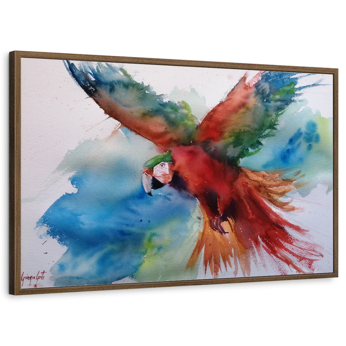 framed-print-brown-walnut-standard