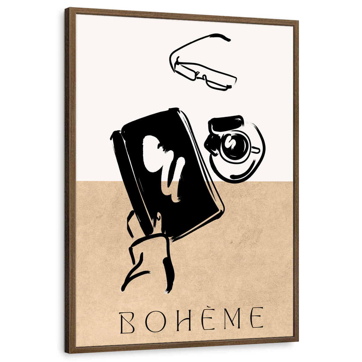 framed-print-brown-walnut-standard