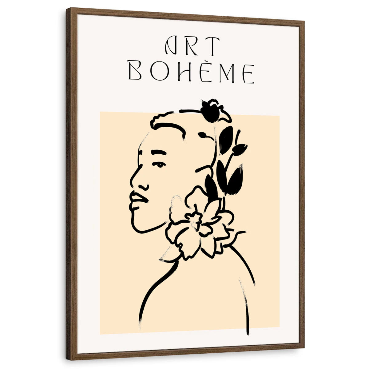 framed-print-brown-walnut-standard
