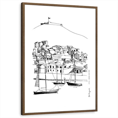 framed-print-brown-walnut-standard
