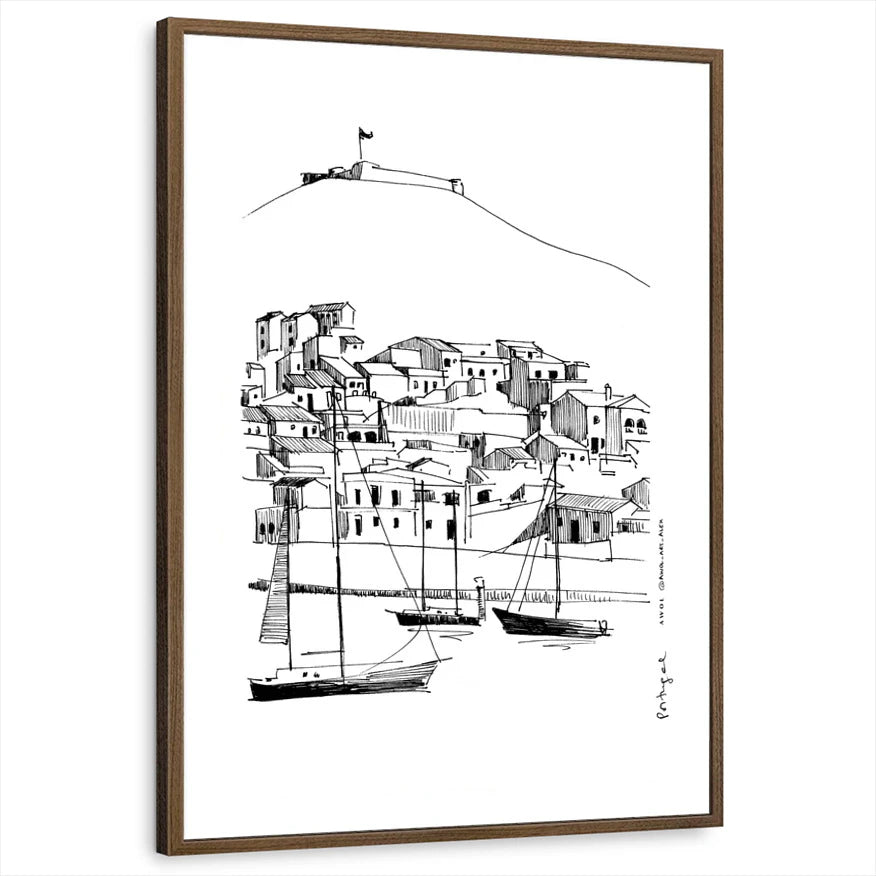 framed-print-brown-walnut-standard