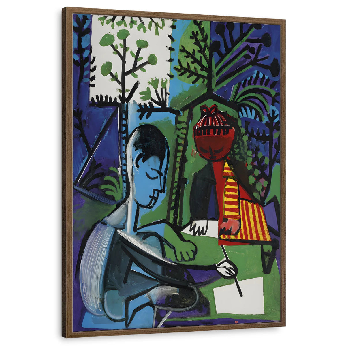 framed-print-brown-walnut-standard