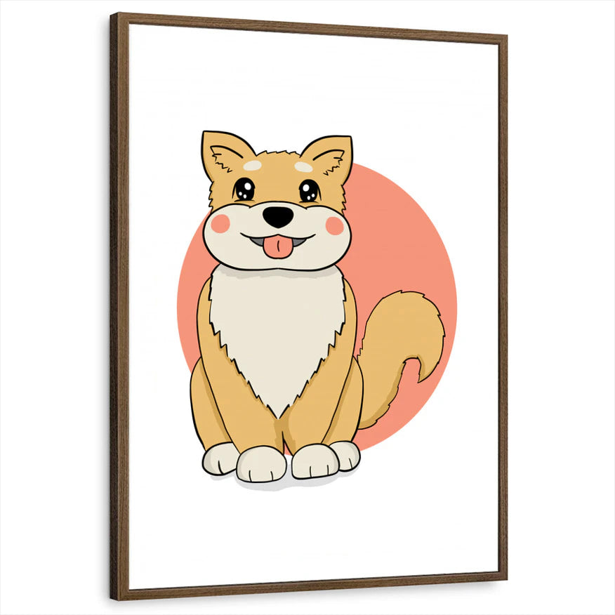 framed-print-brown-walnut-standard