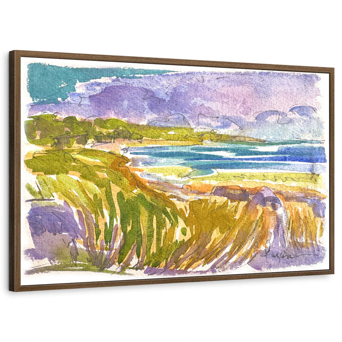 framed-print-brown-walnut-standard