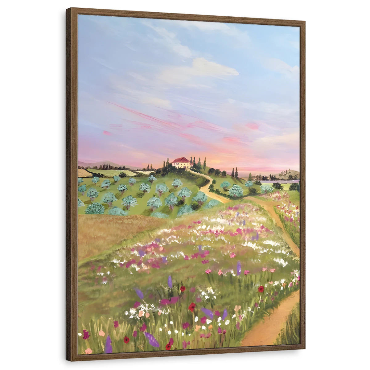 framed-print-brown-walnut-standard