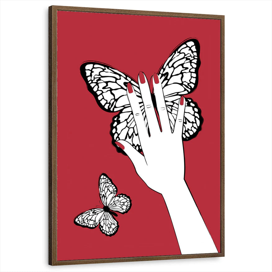 framed-print-brown-walnut-standard