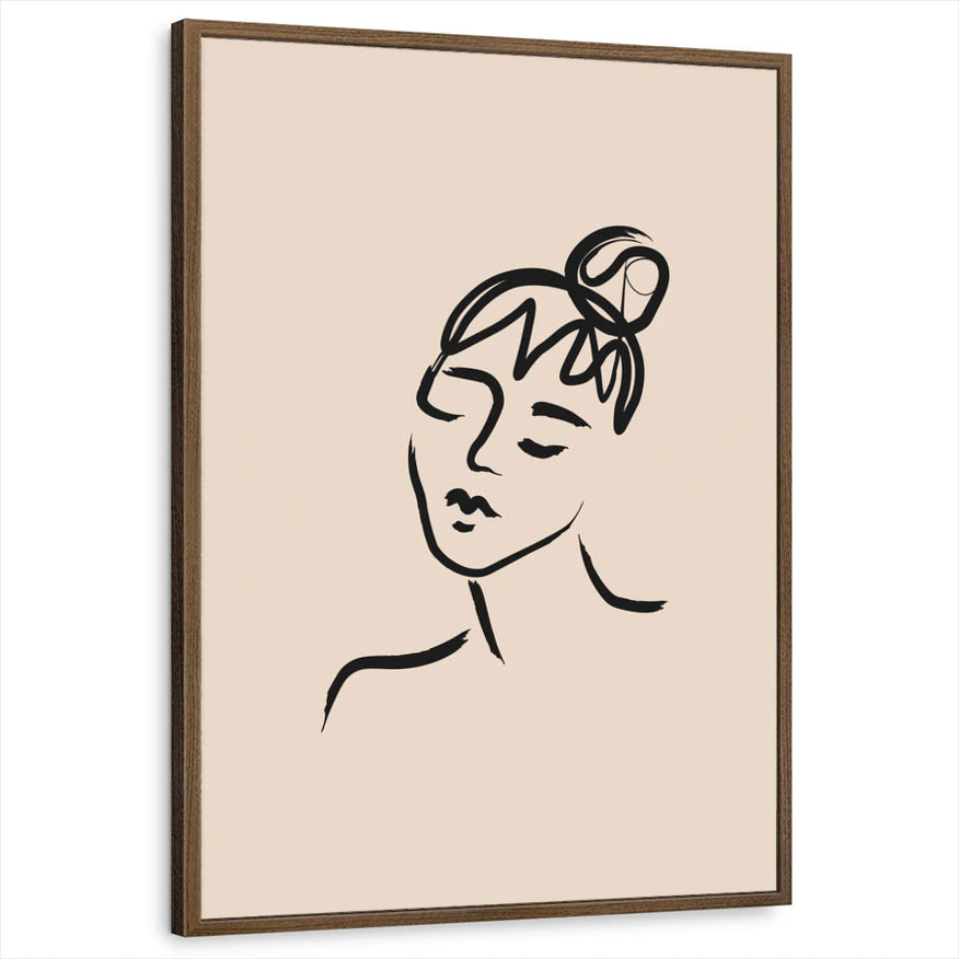 framed-print-brown-walnut-standard