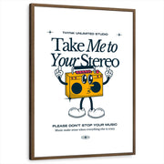 framed-print-brown-walnut-standard