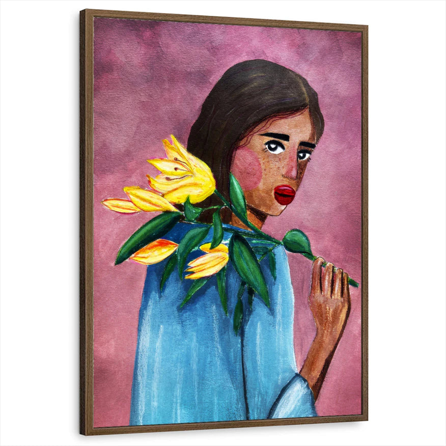 framed-print-brown-walnut-standard