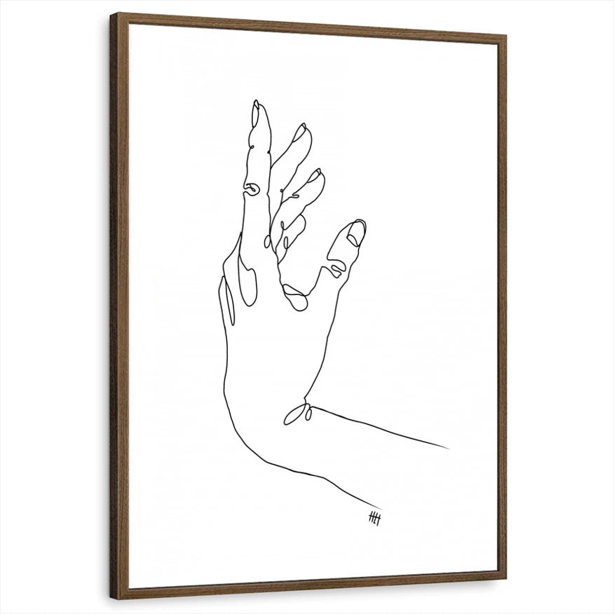 framed-print-brown-walnut-standard