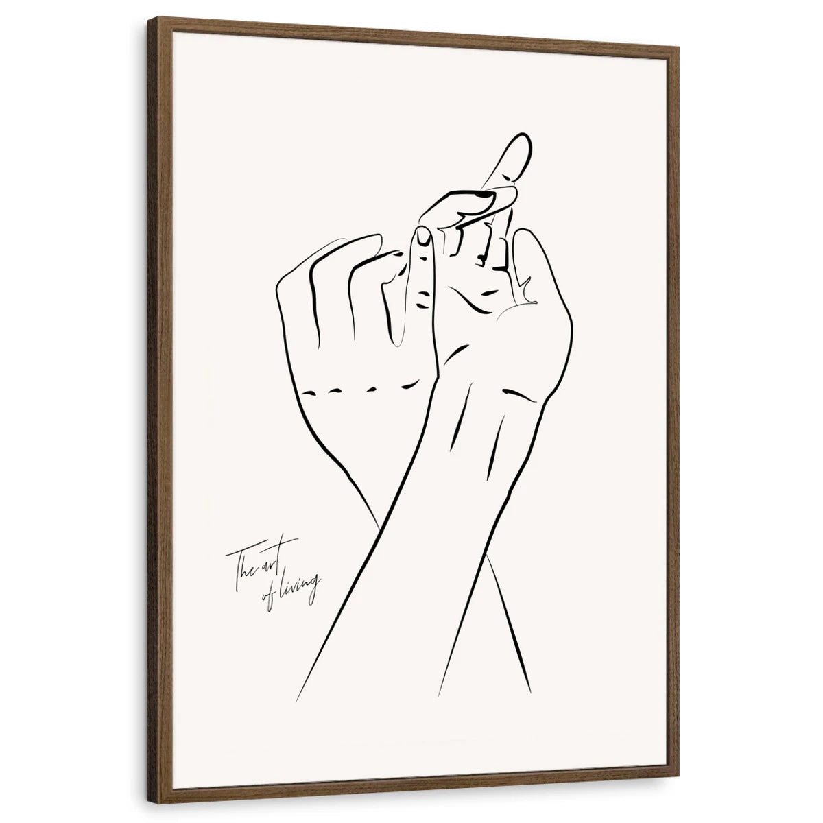 framed-print-brown-walnut-standard
