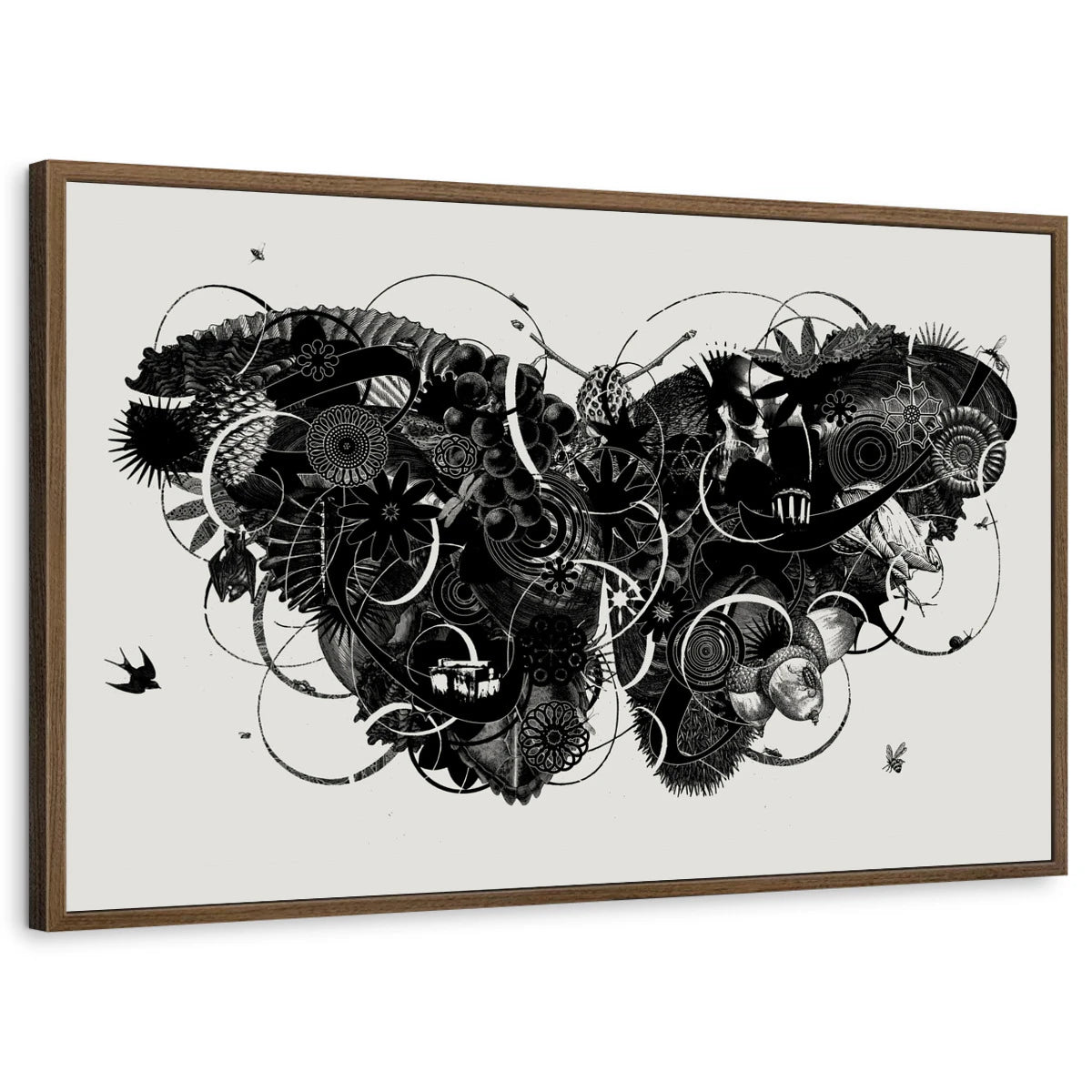 framed-print-brown-walnut-standard