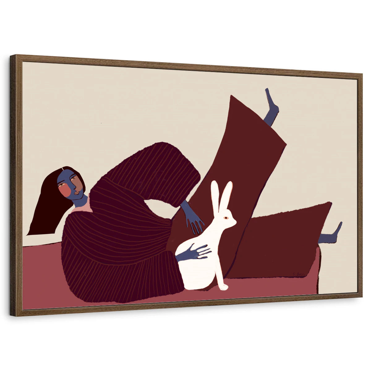 framed-print-brown-walnut-standard