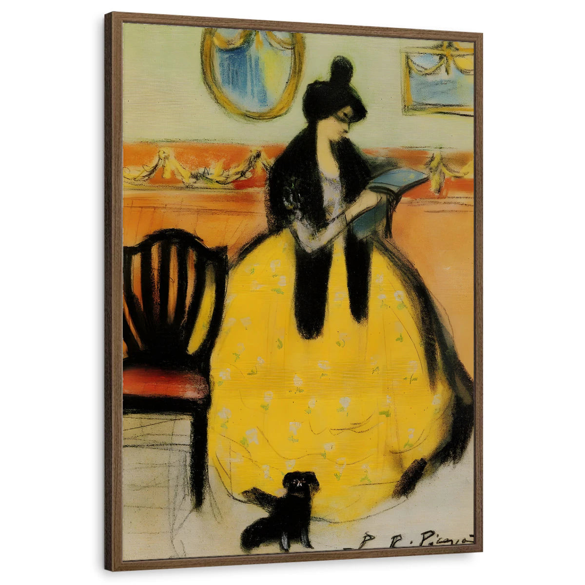 framed-print-brown-walnut-standard