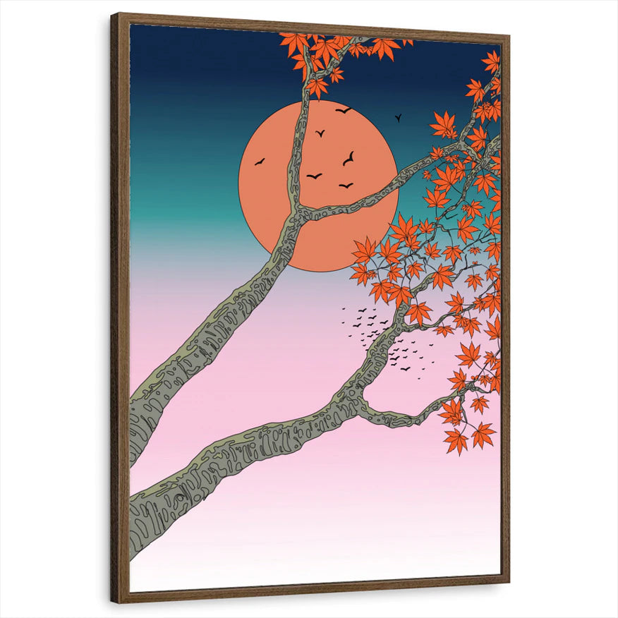 framed-print-brown-walnut-standard