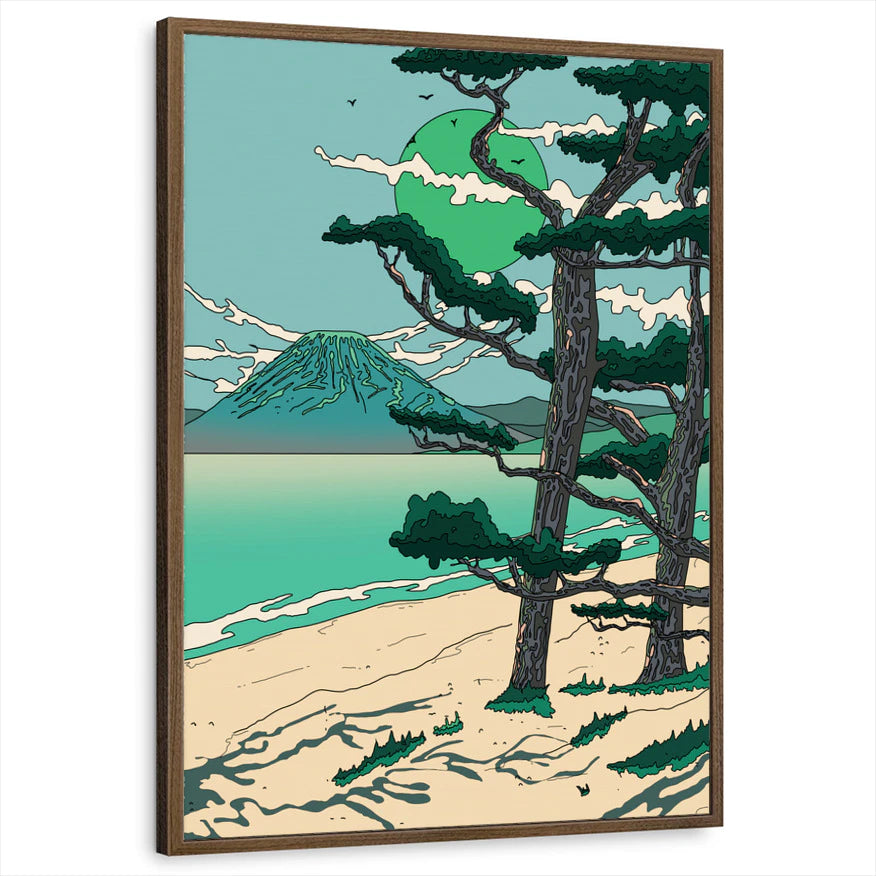 framed-print-brown-walnut-standard