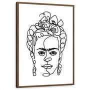 framed-print-brown-walnut-standard