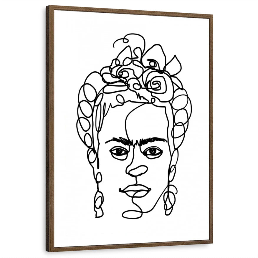 framed-print-brown-walnut-standard