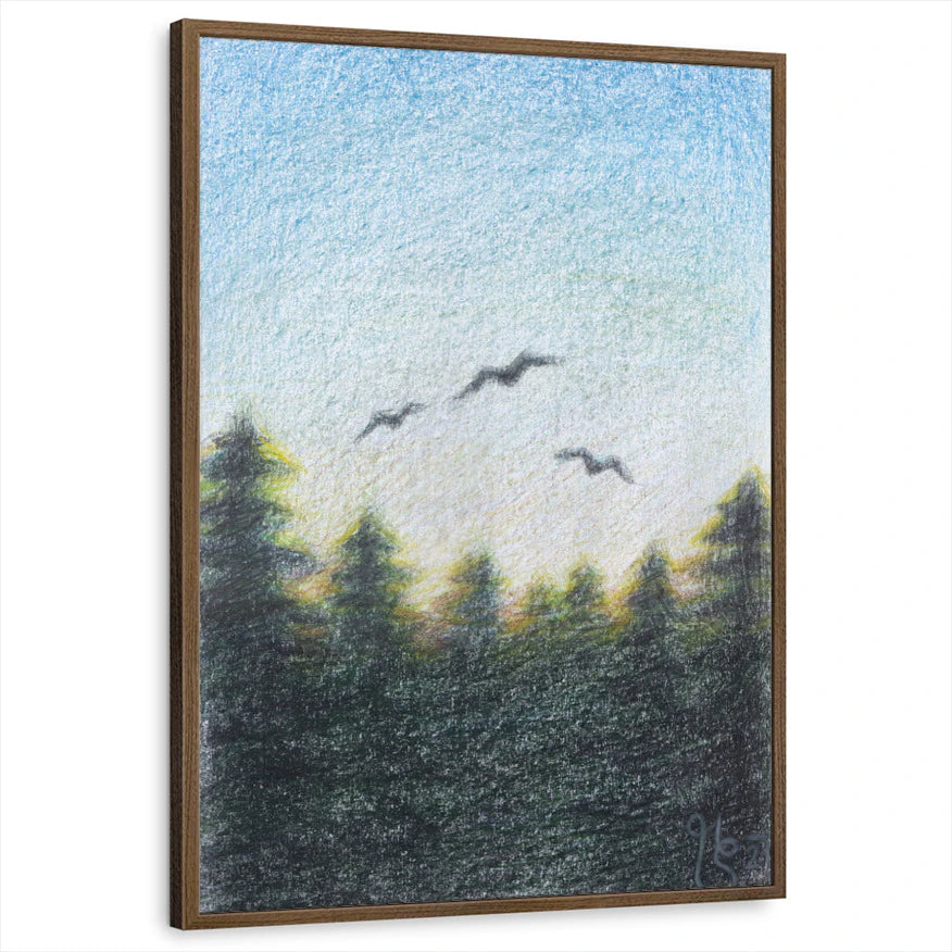 framed-print-brown-walnut-standard