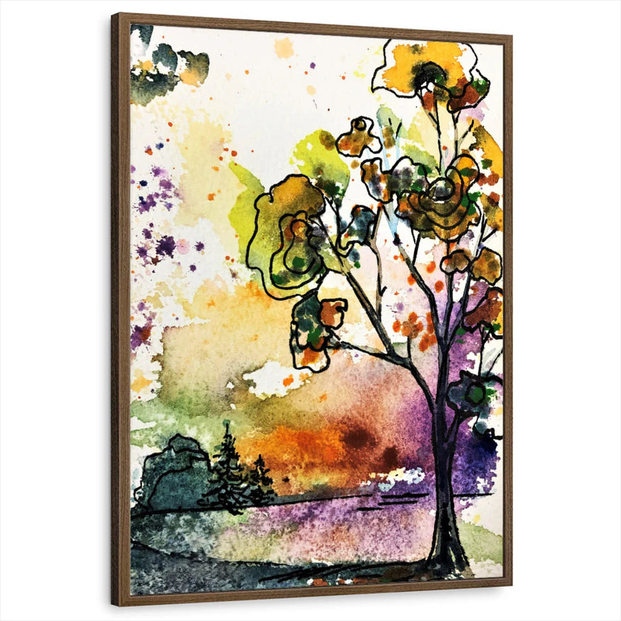 framed-print-brown-walnut-standard