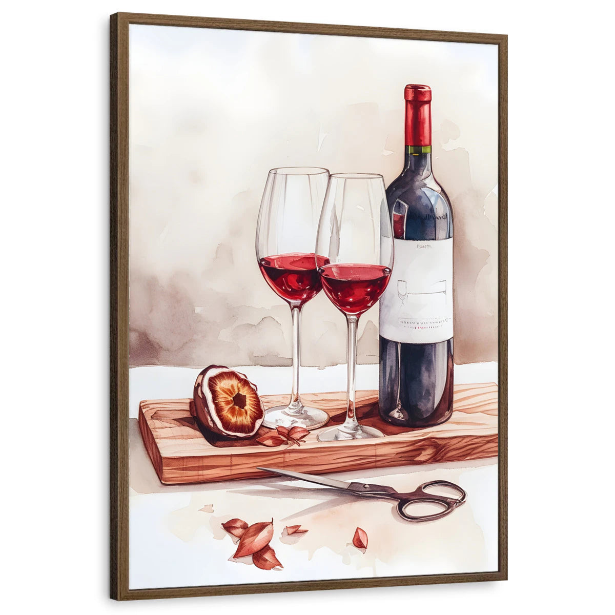 framed-print-brown-walnut-standard