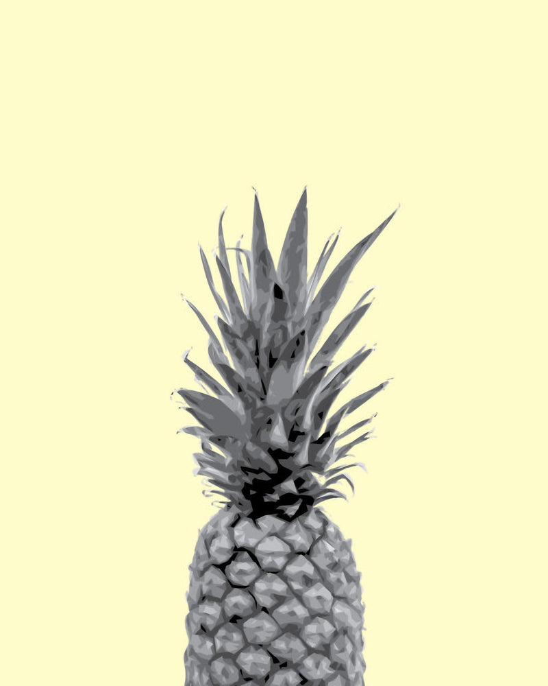 Sunny Pastel Pineapple Graphic