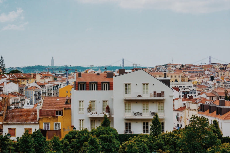 Lisbon Terracotta Rooftop Panorama