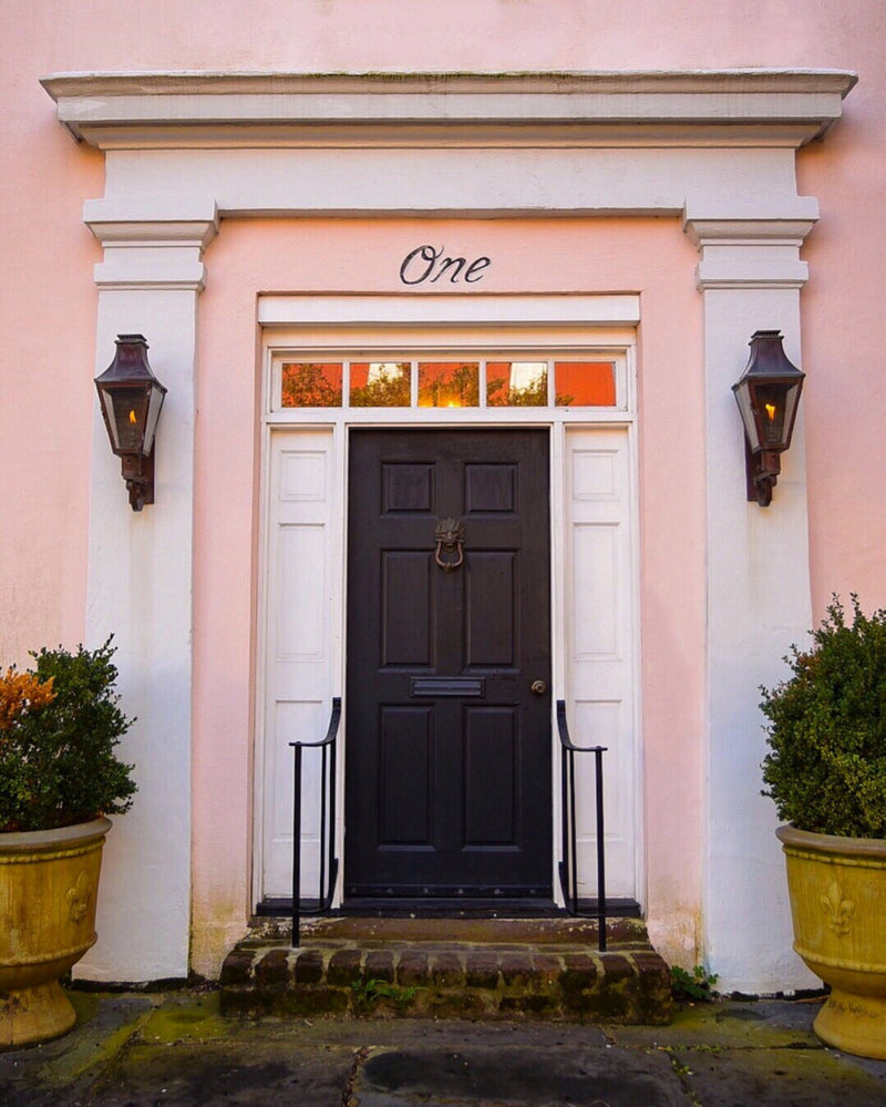 Charming Pink Charleston Doorway