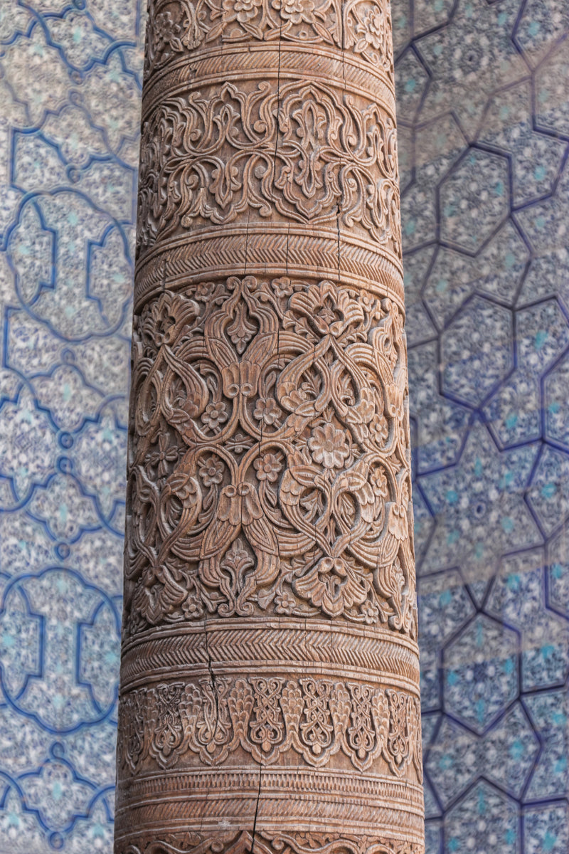 Islamic Architectural Intricate Column Detail